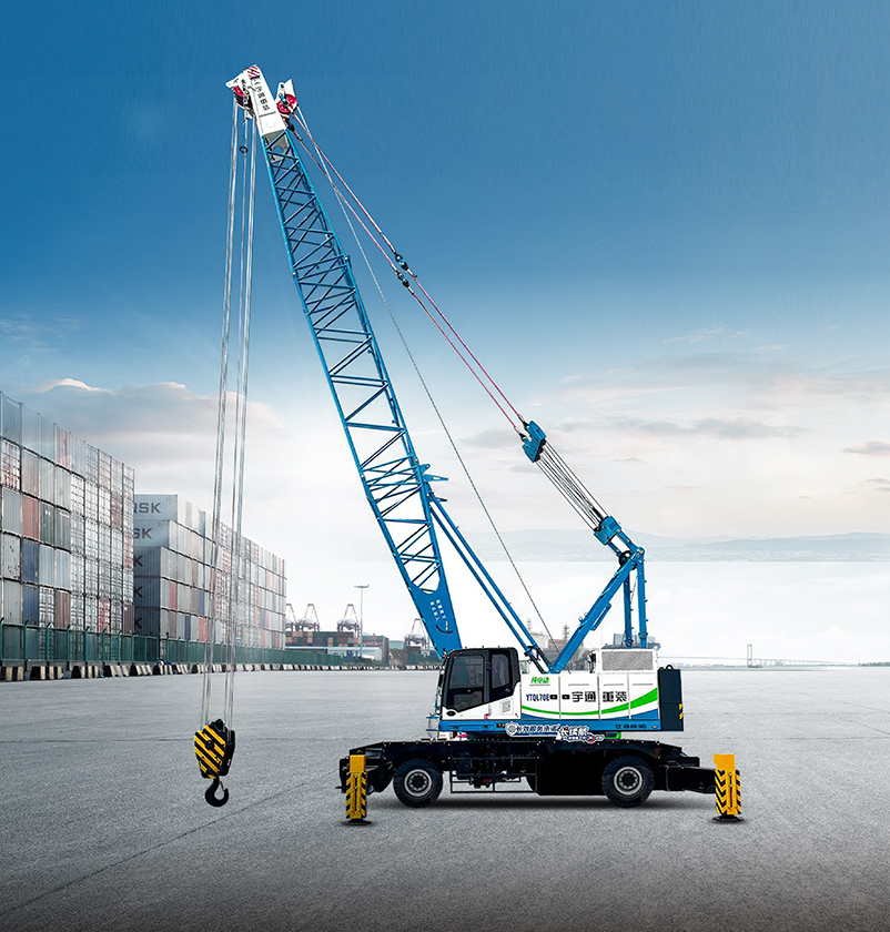 純電動港口輪胎起重機